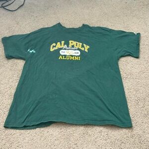 Vintage Russel Athletic Green Cal Poly Pomona alumni tee